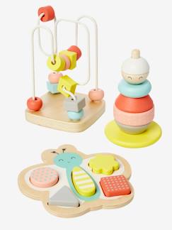 Spielzeug-Baby-3er-Set Lernspiele für Kleinkinder FSC®