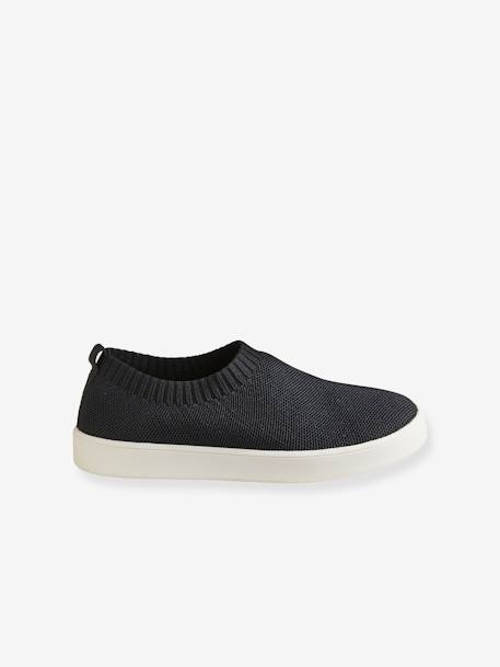 Mädchen Slip-on Sneakers, recycelte Fasern - schwarz - 2
