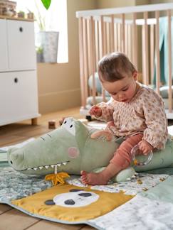 Spielzeug-Baby-Kuscheltiere & Stofftiere-Großes Plüschtier Activity-Krokodil DSCHUNGEL