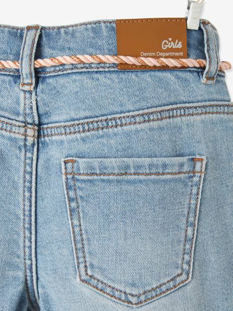Mädchen Jeans-Shorts, bestickt - double stone - 6