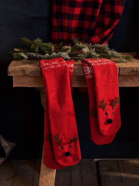 Capsule Kollektion: Familien Weihnachts-Socken, 2er-Pack - pack rot/marine - 2