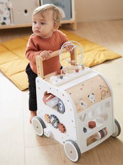 Spielzeug-Baby-Activity-Lauflernwagen, Holz FSC®