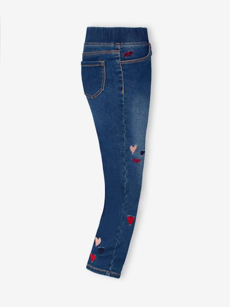 Mädchen Treggings, Jeans-Optik - blue stone+double stone+grau - 3