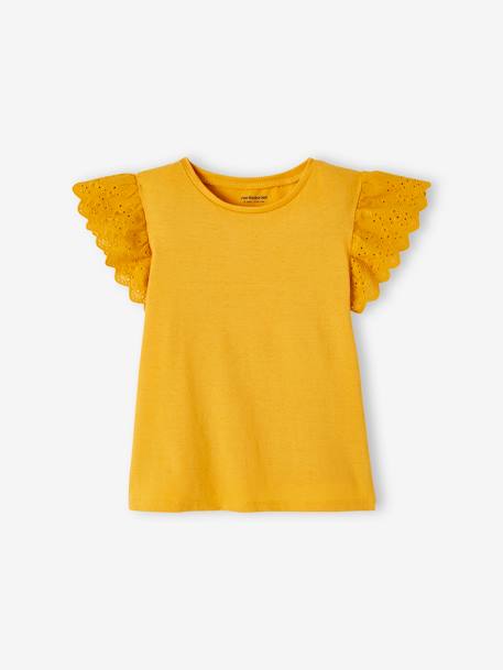 Mädchen-Set: Hose & T-Shirt Oeko-Tex - gelb - 2