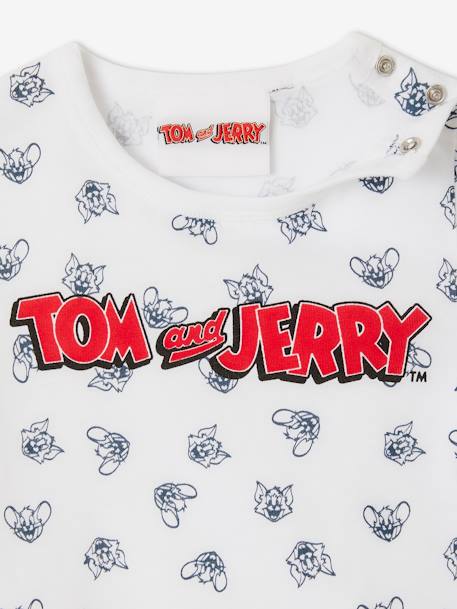 Baby T-Shirt TOM UND JERRY - weiß bedruckt - 2