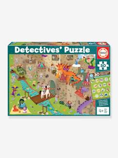 Spielzeug-Lernspielzeug-Puzzles-Such-Puzzle DETEKTIV IN DER RITTERBURG EDUCA, 50 Teile