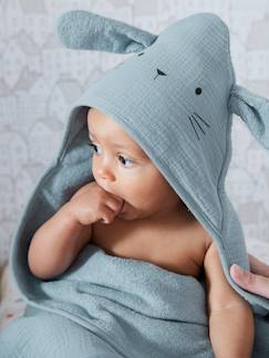Bio-Kollektion: Baby Kapuzenbadetuch & Waschhandschuh -  - [numero-image]