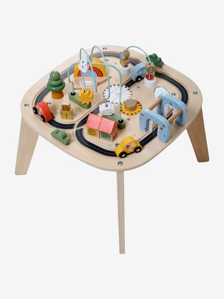 Baby Activity-Tisch mit Autos, Holz FSC® - beige - 5