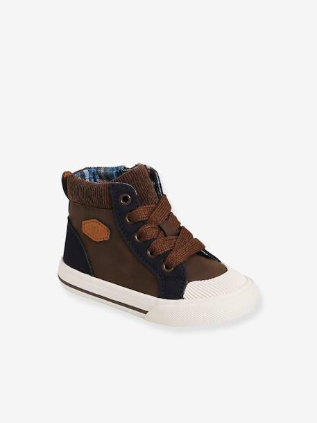 Baby High-Sneakers, Corddetails - braun - 1