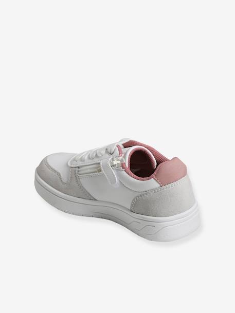 Mädchen Sneakers mit Reißverschluss - weiß - 3