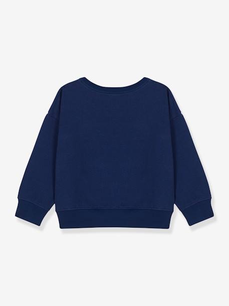Kinder Sweatshirt PETIT BATEAU, Bio-Baumwolle - blau - 2