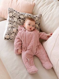 -Baby Winter-Overall samt, Wattierung Recycling-Polyester