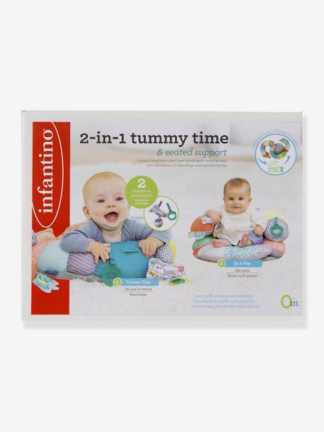Baby 2-in-1-Spielkissen INFANTINO - mehrfarbig - 2