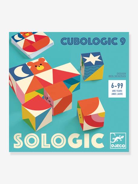 Logik-Spiel CUBOLOGIC 9 DJECO FSC® - blau - 1