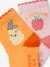 2er-Pack Baby Socken mit Früchten Oeko-Tex - pfirsich - 2