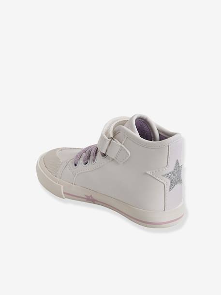 Mädchen High-Sneakers mit Anziehtrick - weiß - 3