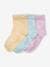 3er-Pack Mädchen Baby Socken mit Blumen Oeko-Tex - hellgelb - 1
