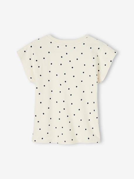 Mädchen T-Shirt mit Schriftzug - wollweiß - 3
