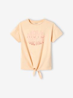 Maedchenkleidung-Shirts & Rollkragenpullover-Mädchen Sport-T-Shirt, Knoten