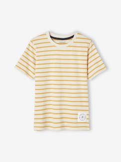 Jungenkleidung-Jungen T-Shirt mit Streifen Oeko-Tex