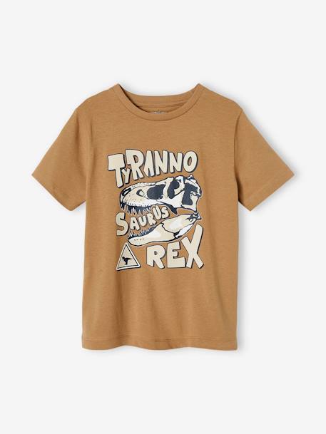 Jungen T-Shirt, Dinosaurier - beige+nachtblau - 1