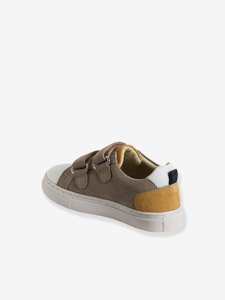 Jungen Klett-Sneakers, Anziehtrick - beige+marine+set blau - 3