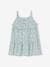 Baby Kleid mit Volants - hellblau geblümt - 1