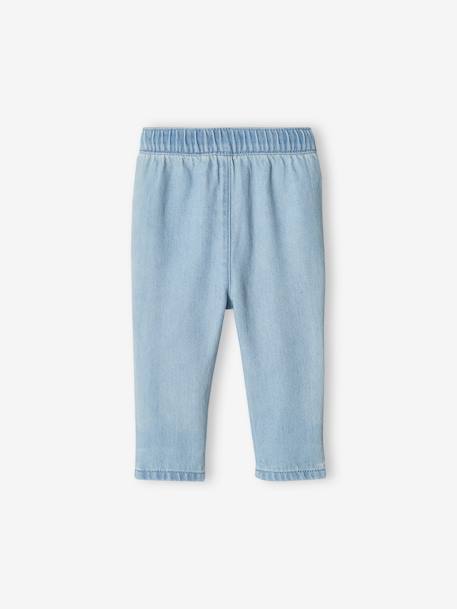 Baby Jeans aus Light-Denim - bleached+dunkelblau - 4
