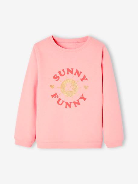 Mädchen Sweatshirt BASIC - erdbeeren+pflaume+pudrig rosa+rosa+schokolade - 15