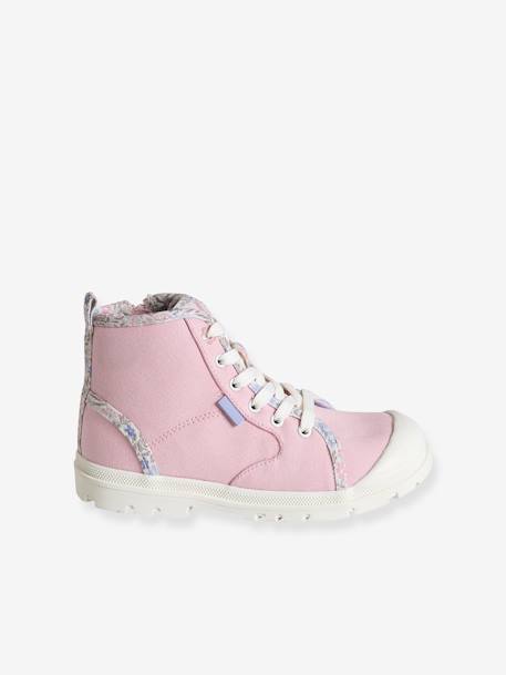Kinder High-Sneakers mit Reißverschluss - rosa - 5