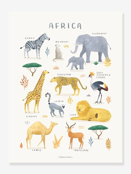 Kinderzimmer Poster LIVING EARTH Afrika LILIPINSO - hellgelb - 1