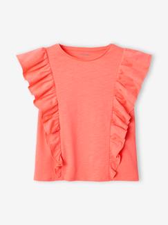 Maedchenkleidung-Shirts & Rollkragenpullover-Mädchen T-Shirt mit Volants