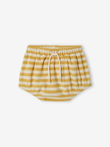Baby-Set: Top & Shorts - gelb - 3