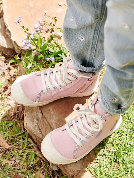 Kinder High-Sneakers mit Reißverschluss - rosa - 3