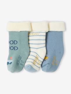3er-Pack Jungen Baby Socken, Flugzeug/Eisenbahn Oeko-Tex -  - [numero-image]