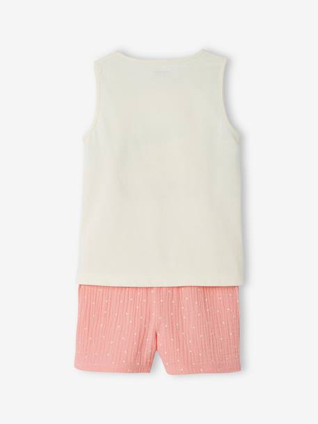 Kurzer Mädchen Schlafanzug, Flamingo - rosa - 3
