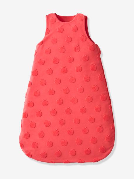 Baby Sommerschlafsack aus Frottee Oeko-Tex - erdbeere+grün - 1