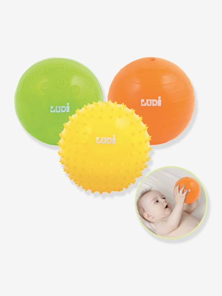 3er-Set Baby Sensorikbälle LUDI - mehrfarbig - 2