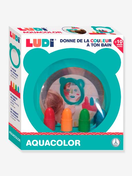 Baby Badespielzeug AQUACOLOR LUDI, Spiegel & Stifte - mehrfarbig - 3