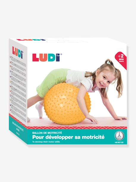 Kinder XXL-Hüpfball LUDI - gelb - 2