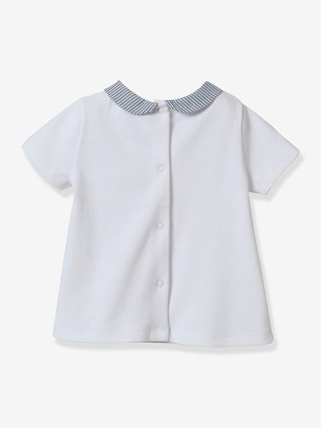 Baby T-Shirt CYRILLUS, Bio-Baumwolle - weiß - 2