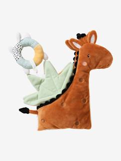 Spielzeug-Baby-Kuscheltiere & Stofftiere-Baby Activity-Buch TANSANIA, Giraffe