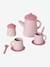 Kinder Teeservice aus Silikon - rosa - 1