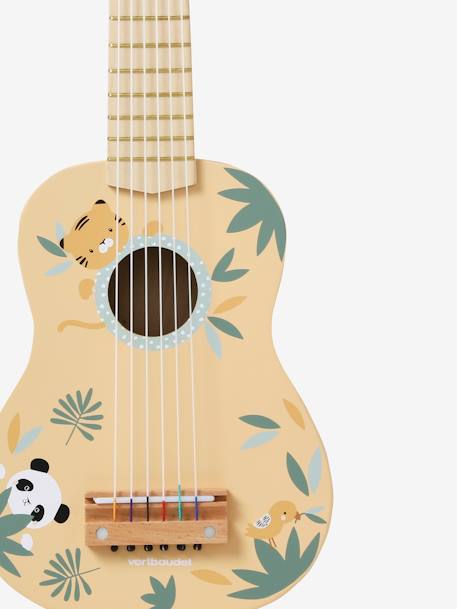Holz-Gitarre für Kleinkinder FSC® - hellbeige/pandafreunde - 2