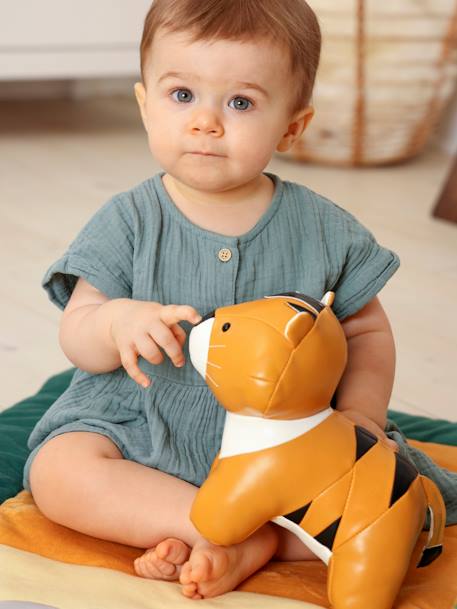 Baby Spieluhr TIERFREUNDE LITTLE BIG FRIENDS - gelb/tiger+orange/fuchs - 4