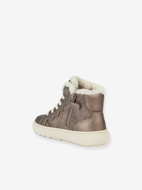 Warme Kinder High-Sneakers J Theleven Girl B ABX GEOX - grau+marine - 2