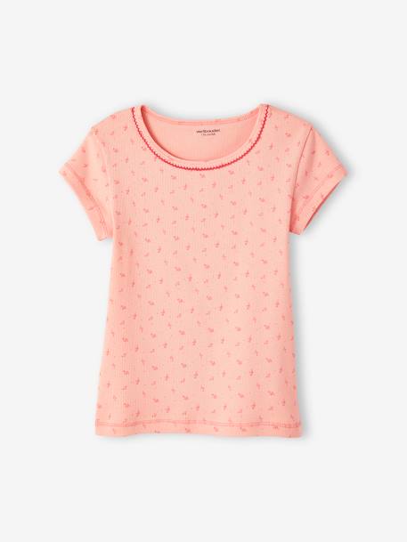 3er-Pack Mädchen T-Shirts, Ripp Oeko-Tex - rosa nude - 4