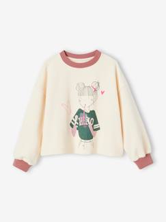 Maedchenkleidung-Pullover, Strickjacken & Sweatshirts-Kurzes Mädchen Sport-Sweatshirt
