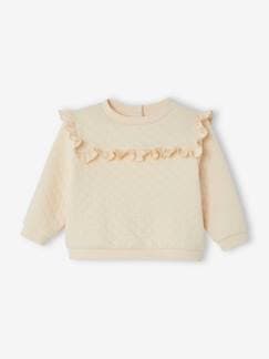 Mädchen Baby Sweatshirt mit Rüschen -  - [numero-image]