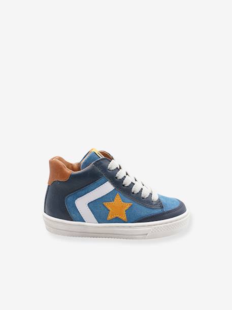 Kinder High-Sneakers mit Schnürung 3631B686 BABYBOTTE - blau - 1